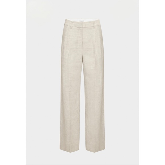 Aritzia Pants - Aritzia The Effortless Pants - CruiseLinen in Natural Ecru